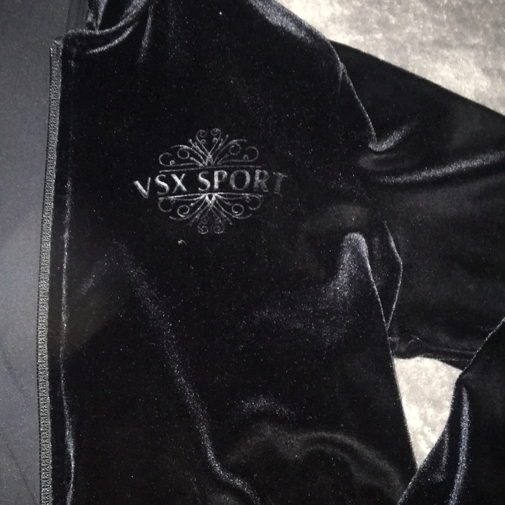Black velvet sweater